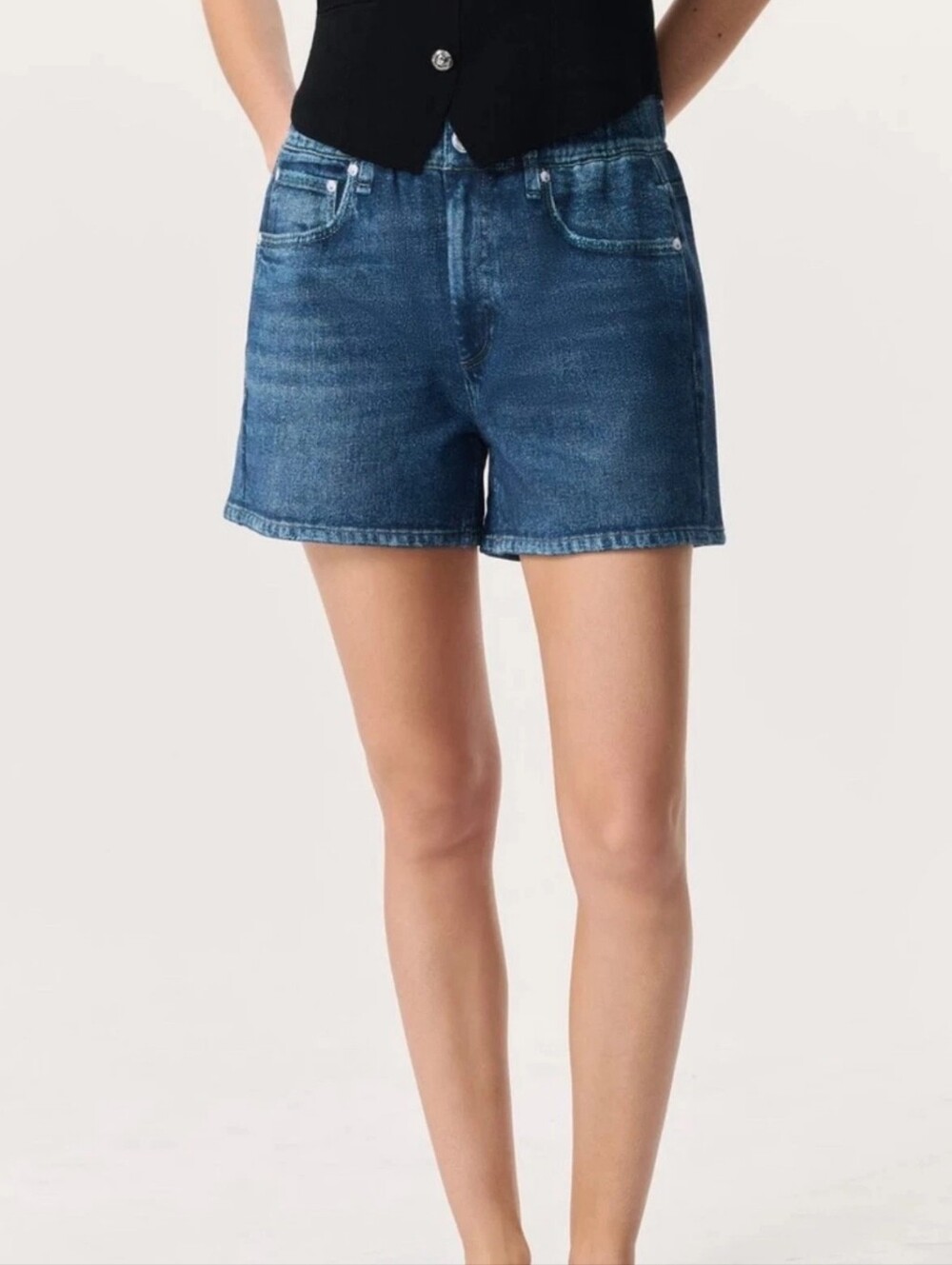 rag & bone Miramar Terry Walking Denim Shorts XS